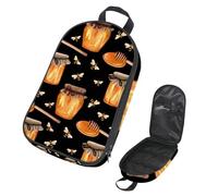 VAPOKF Borsa organizer da viaggio per utensili da campeggio, api volanti e barattolo di miele, per utensili da cucina, accessori da cucina, custodia per barbecue all'aperto, solo borsa