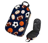 VAPOKF Borsa organizer da viaggio per utensili da campeggio, basket, baseball, rugby, calcio, set di utensili da cucina, custodia per barbecue all'aperto, solo borsa