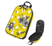 VAPOKF Borsa organizer da viaggio per utensili da campeggio, bombi e fiori, per utensili da cucina, accessori da cucina, per barbecue all'aperto, solo borsa