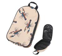 VAPOKF Borsa organizer da viaggio per utensili da campeggio, borsa estiva per frutti di mare e aragosta, per utensili da cucina, accessori da cucina, custodia per barbecue all'aperto, solo borsa