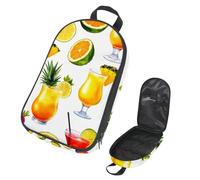 VAPOKF Borsa organizer da viaggio per utensili da campeggio, borsa estiva per succhi di frutta tropicale, per utensili da cucina, accessori da cucina, custodia per barbecue all'aperto, solo borsa