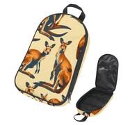 VAPOKF Borsa organizer da viaggio per utensili da campeggio, borsa portaoggetti a forma di canguro australiana, per utensili da cucina, accessori da cucina, custodia per barbecue all'aperto, solo