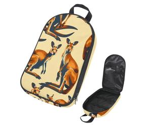 VAPOKF Borsa organizer da viaggio per utensili da campeggio, borsa portaoggetti a forma di canguro australiana, per utensili da cucina, accessori da cucina, custodia per barbecue all'aperto, solo