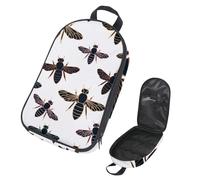 VAPOKF Borsa organizer da viaggio per utensili da campeggio, borsa portaoggetti colorata a forma di bombo, per utensili da cucina, accessori da cucina, per barbecue all'aperto, solo borsa