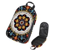 VAPOKF Borsa organizer da viaggio per utensili da campeggio, borsa portaoggetti colorata con mandala bohémien, per utensili da cucina, accessori da cucina, per barbecue all'aperto, solo borsa