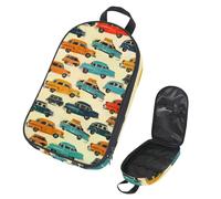 VAPOKF Borsa organizer da viaggio per utensili da campeggio, borsa portaoggetti colorata per auto e taxi per utensili da cucina, accessori da cucina, custodia per barbecue all'aperto, solo borsa