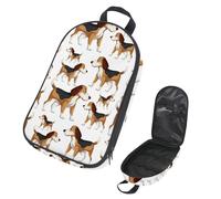VAPOKF Borsa organizer da viaggio per utensili da campeggio, borsa portaoggetti con cani Beagle in stile cartone animato, per utensili da cucina, accessori da cucina, per barbecue all'aperto, solo