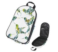 VAPOKF Borsa organizer da viaggio per utensili da campeggio, borsa portaoggetti con colibrì tropicale volante, per utensili da cucina, accessori da cucina, custodia per barbecue all'aperto, solo borsa