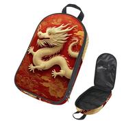 VAPOKF Borsa organizer da viaggio per utensili da campeggio, borsa portaoggetti con drago cinese antico per utensili da cucina, accessori da cucina, custodia per barbecue all'aperto, solo borsa