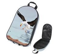 VAPOKF Borsa organizer da viaggio per utensili da campeggio, borsa portaoggetti con motivo albatro in mare, per utensili da cucina, accessori da cucina, per barbecue all'aperto, solo borsa