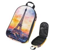 VAPOKF Borsa organizer da viaggio per utensili da campeggio, borsa portaoggetti con Torre Eiffel ad acquerello, per utensili da cucina, accessori da cucina, per barbecue all'aperto, solo borsa