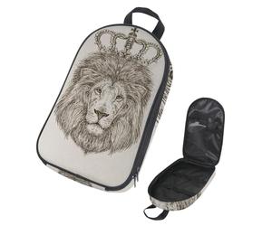 VAPOKF Borsa organizer da viaggio per utensili da campeggio, borsa portaoggetti disegnata a mano con il re leone, per utensili da cucina, accessori da cucina, per barbecue all'aperto, solo borsa