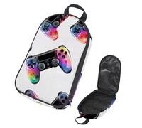 VAPOKF Borsa organizer da viaggio per utensili da campeggio, borsa portaoggetti fluorescente per controller di gioco, per utensili da cucina, accessori da cucina, custodia per barbecue all'aperto