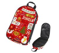 VAPOKF Borsa organizer da viaggio per utensili da campeggio, borsa portaoggetti Merry Christmas, per utensili da cucina, accessori da cucina, custodia per barbecue all'aperto, solo borsa