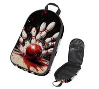 VAPOKF Borsa organizer da viaggio per utensili da campeggio, borsa portaoggetti per birilli da bowling, per utensili da cucina, accessori da cucina, custodia per barbecue all'aperto, solo borsa