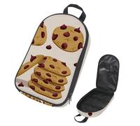 VAPOKF Borsa organizer da viaggio per utensili da campeggio, borsa portaoggetti per biscotti con gocce di cioccolato, set di utensili da cucina, custodia per barbecue all'aperto, solo borsa