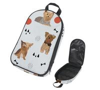 VAPOKF Borsa organizer da viaggio per utensili da campeggio, borsa portaoggetti per cani Yorkshire Terrier, per utensili da cucina, accessori da cucina, custodia per barbecue all'aperto, solo borsa
