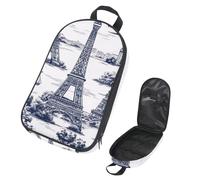 VAPOKF Borsa organizer da viaggio per utensili da campeggio, borsa portaoggetti per edifici a Torre di Parigi, per utensili da cucina, accessori da cucina, custodia per barbecue all'aperto, solo borsa