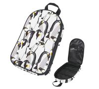 VAPOKF Borsa organizer da viaggio per utensili da campeggio, borsa portaoggetti per famiglia di pinguini imperatori, per utensili da cucina, accessori da cucina, per barbecue all'aperto, solo borsa