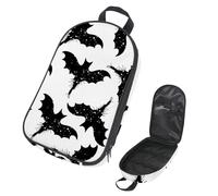 VAPOKF Borsa organizer da viaggio per utensili da campeggio, borsa portaoggetti per Halloween, pipistrello, mostro di pipistrello, accessori da cucina, custodia per barbecue all'aperto, solo borsa