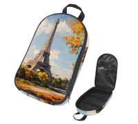 VAPOKF Borsa organizer da viaggio per utensili da campeggio, borsa portaoggetti per pittura a olio Torre di Parigi, per utensili da cucina, accessori da cucina, custodia per barbecue all'aperto, solo