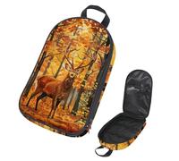 VAPOKF Borsa organizer da viaggio per utensili da campeggio, borsa portaoggetti per pittura con renne autunnali, per utensili da cucina, accessori da cucina, per barbecue all'aperto, solo borsa