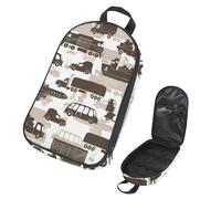 VAPOKF Borsa organizer da viaggio per utensili da campeggio, borsa portaoggetti per trasporto aereo e terre marine per utensili da cucina, accessori da cucina, custodia per barbecue all'aperto, solo