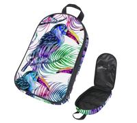 VAPOKF Borsa organizer da viaggio per utensili da campeggio, borsa portaoggetti per tucani acquerelli, foglie di palma, per utensili da cucina, accessori da cucina, per barbecue all'aperto, solo borsa