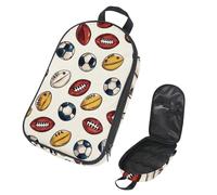 VAPOKF Borsa organizer da viaggio per utensili da campeggio, calcio, rugby, set di utensili da cucina, accessori da cucina, custodia per barbecue all'aperto, solo borsa