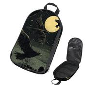 VAPOKF Borsa organizer da viaggio per utensili da campeggio, cimitero corvi borsa portaoggetti per utensili da cucina, accessori da cucina, custodia per barbecue all'aperto, solo borsa