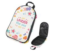 VAPOKF Borsa organizer da viaggio per utensili da campeggio, collezione Under The Sea Creatures, per utensili da cucina, accessori da cucina, per barbecue all'aperto, solo borsa