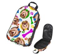 VAPOKF Borsa organizer da viaggio per utensili da campeggio, colorata Yorkshire Terrier, borsa portaoggetti per cani e ossa, per utensili da cucina, accessori da cucina, per barbecue all'aperto, solo