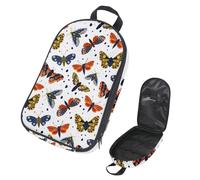VAPOKF Borsa organizer da viaggio per utensili da campeggio, con farfalle e falene, per utensili da cucina, accessori da cucina, per barbecue all'aperto, solo borsa