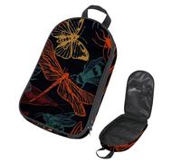 VAPOKF Borsa organizer da viaggio per utensili da campeggio, con farfalle, libellula, falene e api, per utensili da cucina, accessori da cucina, custodia per barbecue all'aperto, solo borsa