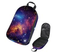 VAPOKF Borsa organizer da viaggio per utensili da campeggio, con galassia acquerello, nebulosa e universo stellato, borsa per utensili da cucina, accessori da cucina, custodia per barbecue all'aperto