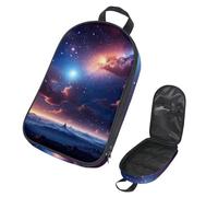 VAPOKF Borsa organizer da viaggio per utensili da campeggio, con galassia stellata, nebulosa e cielo, per utensili da cucina, accessori da cucina, per barbecue all'aperto, solo borsa