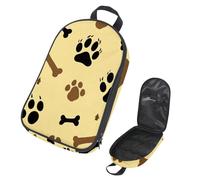 VAPOKF Borsa organizer da viaggio per utensili da campeggio, con impronte di zampe di cane, per utensili da cucina, accessori da cucina, per barbecue all'aperto, solo borsa