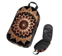 VAPOKF Borsa organizer da viaggio per utensili da campeggio, con mandala bohémien, per utensili da cucina, accessori da cucina, custodia per barbecue all'aperto, solo borsa