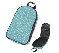 VAPOKF Borsa organizer da viaggio per utensili da campeggio, con motivo esagonale disegnato a mano, con motivo a stella, per utensili da cucina, accessori da cucina, per barbecue all'aperto, solo