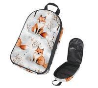 VAPOKF Borsa organizer da viaggio per utensili da campeggio, con piccole volpi, per utensili da cucina, accessori da cucina, per barbecue all'aperto, solo borsa