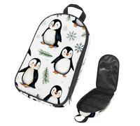 VAPOKF Borsa organizer da viaggio per utensili da campeggio, con pinguini giocosi e rami, per utensili da cucina, accessori da cucina, per barbecue all'aperto, solo borsa