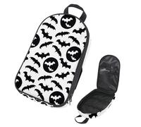 VAPOKF Borsa organizer da viaggio per utensili da campeggio, con sagoma di fantasma di Halloween, per utensili da cucina, accessori da cucina, per barbecue all'aperto, solo borsa