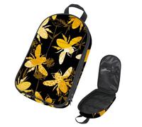 VAPOKF Borsa organizer da viaggio per utensili da campeggio, con silhouette di bombi, per utensili da cucina, accessori da cucina, per barbecue all'aperto, solo borsa