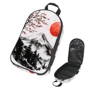 VAPOKF Borsa organizer da viaggio per utensili da campeggio, con supporto a forma di albero di ciliegio, per pittura solare, set di utensili da cucina, custodia per barbecue all'aperto, solo borsa