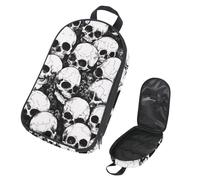 VAPOKF Borsa organizer da viaggio per utensili da campeggio, con teschi morti, per utensili da cucina, accessori da cucina, custodia per barbecue all'aperto, solo borsa