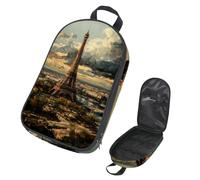 VAPOKF Borsa organizer da viaggio per utensili da campeggio, con torre Eiffel, paesaggio, per utensili da cucina, accessori da cucina, per barbecue all'aperto, solo borsa