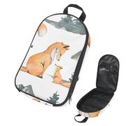 VAPOKF Borsa organizer da viaggio per utensili da campeggio, con volpe ad acquerello e cuccioli, per utensili da cucina, accessori da cucina, per barbecue all'aperto, solo borsa
