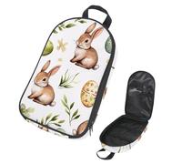 VAPOKF Borsa organizer da viaggio per utensili da campeggio, conigli pasquali e uova, per utensili da cucina, accessori da cucina, custodia per barbecue all'aperto, solo borsa