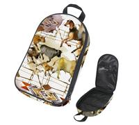 VAPOKF Borsa organizer da viaggio per utensili da campeggio, cowboy tribale e cavallo che corre, borsa per utensili da cucina, accessori da cucina, custodia per barbecue all'aperto, solo borsa