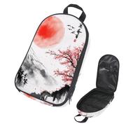 VAPOKF Borsa organizer da viaggio per utensili da campeggio, Fuji Mount Red Sun Cherry Tree Borsa portaoggetti per utensili da cucina, accessori da cucina, custodia per barbecue all'aperto, solo borsa